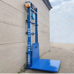 Entrepôt électrique de grue d'ascenseur électrique de petit ascenseur de cargaison électrique fixé au mur hydraulique extérieur - Product Image 5