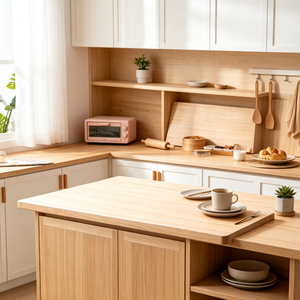 <span class=keywords><strong>Planche</strong></span> en <span class=keywords><strong>bois</strong></span> massif de pin radiata naturel de haute qualité, à jointure à doigts, pour armoires de cuisine, placards et étagères - Product Image 1