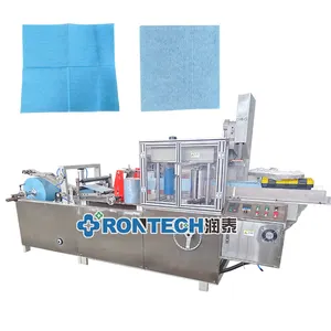 Automatic Cleaning Cloths Needle Punched Non-woven Cutting Folding Machine