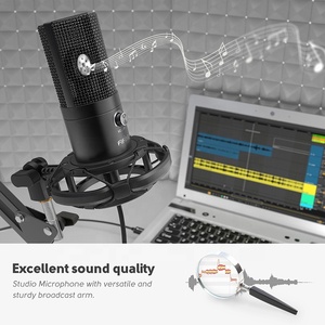 Fifine Chuyên Nghiệp T669 USB Condenser <span class=keywords><strong>Microphone</strong></span> Với Cánh Tay Đứng Mic Cho <span class=keywords><strong>PC</strong></span> Phù Hợp Studio Ghi Âm Ca Hát - Product Image 6