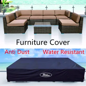 Paito accesorio de muebles impermeable y a prueba de polvo al aire libre sofá en forma de l de cubierta