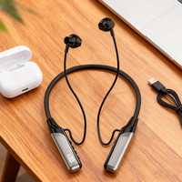 Auriculares Inalámbricos MP3 con Colgante para el Cuello, Bluetooth 5.2, Chip JL, Pantalla Digital, Resistentes al Agua IPX4, Auriculares Estéreo para Uso Diario