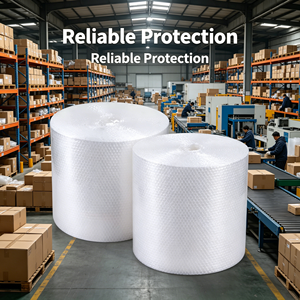 Film bulle PE imperméable en <span class=keywords><strong>rouleau</strong></span>, épaissi, anti-pression, <span class=keywords><strong>pour</strong></span> emballage express, rembourrage de boîtes et emballage fragile - Product Image 1