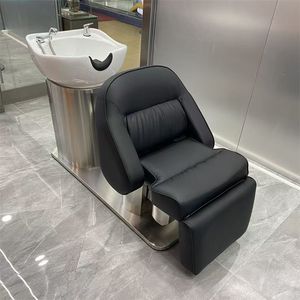 Factory-Made Electric Adjustable Shampoo Bowl Chair for Hair Salons and Barber Shops Convenient Rotating Shampoo <b>Bed</b> - Product Image 3