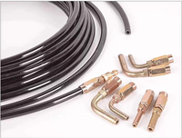Manguera de Goma de Alta Presión con Cabezal de Polipropileno Rígido, Modelo de Freno Hidráulico para Remolque, Accesorios para Tubos, Tubo Flexible de Nailon, Tubo Rígido