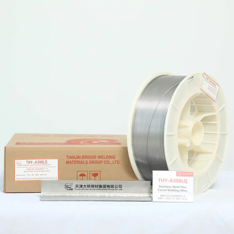 China Factory supplier Stainless steel flux cored wire E308LT1-1 welding wires