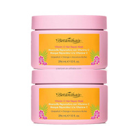 Masker Perawatan Rambut Vitamin C Murumuru Butter Grapefruit Orange Private Label untuk Mengontrol Rambut Kusut dan Rusak