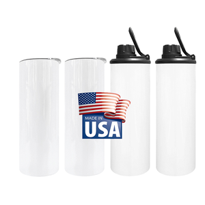 20 oz Classic Design Double-Layer Stainless Steel Vacuum Tumbler Sport Water Bottle <b>Straw</b> 2in1 Sublimation Blanks Large Capacity - Product Image 3