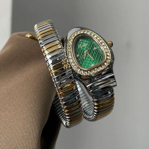 Scottie 9760 Nuovo <span class=keywords><strong>Orologio</strong></span> da <span class=keywords><strong>Donna</strong></span> con Bracciale a Testa di Serpente <span class=keywords><strong>Orologio</strong></span> a Serpente di Lusso alla Moda in <span class=keywords><strong>Acciaio</strong></span> Inossidabile di Carattere per Signora - Product Image 1