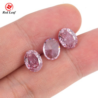 Redleaf Promotion Exceptionnelle Moissanite Rose Violet Coupe Radiant VVS Certifiée Effet de Couleur Changeant pour la Fabrication de Bijoux Prix de Gros Usine