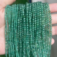Perles de pierre facettées petites et bon marché en gros de 2 mm, 3 mm, 4 mm, brins de perles de pierres précieuses taillées pour la fabrication de bijoux DIY, 38 cm, 15 pouces