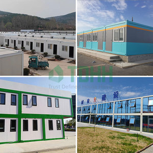 Grande maison préfabriquée en conteneur extensible de 20 pieds, deux chambres, unité d'habitation préfabriquée, maison portable, salon, atelier, résistant aux tremblements de terre - Product Image 6