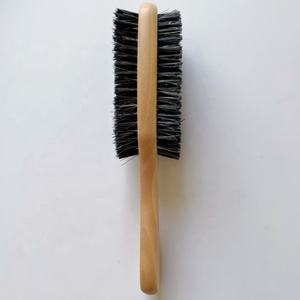 <span class=keywords><strong>Brosse</strong></span> à cheveux rectangulaire compacte en bois écologique, <span class=keywords><strong>double</strong></span> <span class=keywords><strong>face</strong></span>, poils durs et doux, 360 <span class=keywords><strong>Wave</strong></span>, ionique et laser, pour usage domestique - Product Image 4