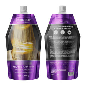 KORMESIC 350g Masque capillaire bio en gros hydratant réparateur anti-frisottis et pointes fourchues à la kératine lissant et nourrissant - Product Image 6