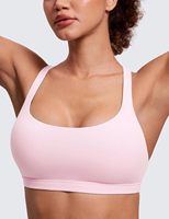 Article très vendu : Soutien-gorge de sport à armatures amovibles, dos croisé, pour le yoga et le fitness, avec soutien anti-affaissement