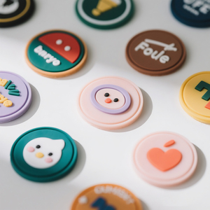 Broches personnalisées modernes en PVC et caoutchouc pour pantoufles, breloques de chaussures avec logo personnalisé, cadeau souvenir - Product Image 2