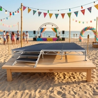 Scène de spectacle à faible coût, podium modulable, scène de concert en vente