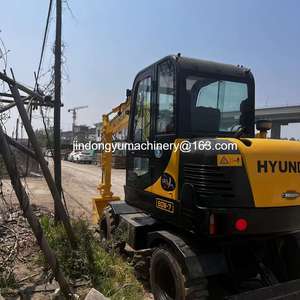 Excavadora hidráulica Hyundai 60 de segunda mano Excavadoras Hyundai 60-7 Maquinaria de construcción usada Excavadora sobre orugas Hyundai 60-7 - Product Image 3