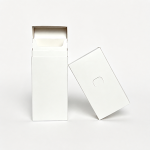Cannacoast Paquete de 10 Cajas de Papel CR Compostables con Impresión Personalizada, Recicladas, Biodegradables, a Prueba de Niños, con Botón, para Almacenamiento de Flores Secas - Product Image 1