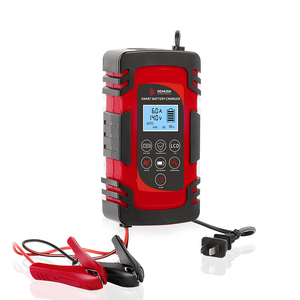 DEMUDA 4A 6A 8A cargador de batería inteligente digital 12V 24V cargadores automáticos de goteo para baterías de coche plomo ácido - Product Image 2