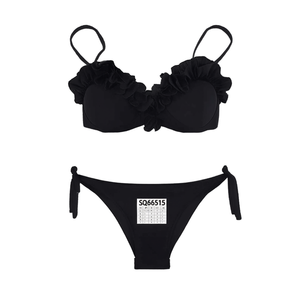 Set bikini con volant e lacci laterali in diversi colori taglie 42 44 46 48 - Product Image 2