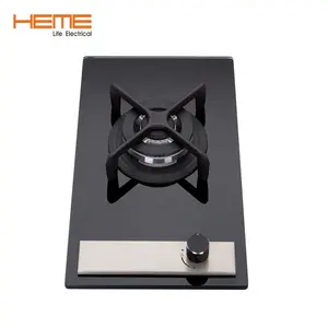 Grands Appareils De <span class=keywords><strong>Cuisine</strong></span> Tables De Cuisson Brûleur à gaz simple encastré Surface de cuisson Réchaud à gaz en verre trempé - Product Image 1