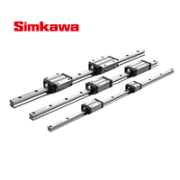 Guía lineal industrial Nema23 de acero de 200 mm con rodamiento y husillo rígido para router CNC