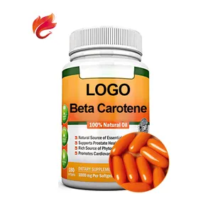 Natural Beta Carotene Oil Capsules, Tablets, Softgels, pills, supplement - Manufacturer, Price, OEM, Private Label