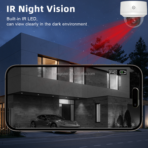 Hongnaer 4/5/6/8MP 5X กลางแจ้งกล้อง CCTV โดมแบบไร้สายซูมได้ PTZ IP XMEYE Pro icsee 4K กล้องวงจรปิด POE - Product Image 6