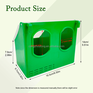 ZZ LMB 07 vente chaude usine pigeon 2 trous en plastique mangeoire buveur automatique accessoires pour animaux de compagnie mangeoire à oiseaux à vendre - Product Image 2