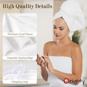 Serviettes de bain en coton réutilisables pour hôtel avec logo personnalisé, OEM ODM, vente en gros - Product Image 3