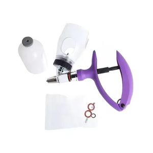 <span class=keywords><strong>Seringue</strong></span> continue à dose réglable 5ml pistolet d'injection de vaccin vétérinaire en <span class=keywords><strong>plastique</strong></span> violet pour gros animal pour bétail - Product Image 6