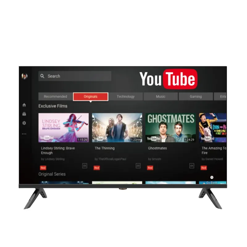 Smart TV de Tela plana Android 4K LED LCD OLED QLED 32 40 42 55 65 75 Polegadas