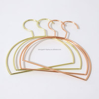 Nordic Semi-Circular Luxury Lady Metal Hanger Tie Rack Scarf Rack Belt Rack Silk Gold Scarf Hanger