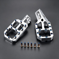 Repose-pieds larges renforcés en aluminium pour Surron Ultra Bee, moto électrique tout-terrain, pièces de course de motocross