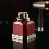 Briquet de bureau gonflable à quatre coups droits BCZ365-1, torche de soudage au butane premium coupe-vent