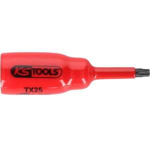 KS TOOLS - 117.2459 3/8'' bit <b>socket</b> with protective insulation for Torx screws, short INSULATED <b>SOCKET</b> WRENCHES - Product Image 1