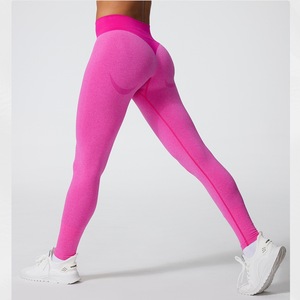 Rise Jacket Produits pour enfants Yoga Personnaliser les pièces Manteau Orange Leggings sans couture Pantalon Sculpt Leggings sans couture avec poche - Product Image 3