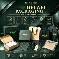 Ensemble d'emballages de marque haut de gamme entièrement personnalisés, boîtes cadeaux imprimées, sacs shopping en papier, étiquettes suspendues, autocollants pour une image de marque de luxe