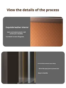 Coffre-fort Chenguang, nouvelle norme nationale, pour la maison et le bureau, intelligent, WiFi, télécommande, empreinte digitale électronique, épaissi, anti-effraction, grand, en métal - Product Image 5