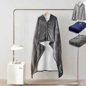 Gratis Monster Usb Draagbare Winter Thermische Omslagdoek Gewatteerde Elektrische Verwarmde Hoodie <span class=keywords><strong>Pad</strong></span> Warm Flanellen Fleece Draagbare Deken - Product Image 5