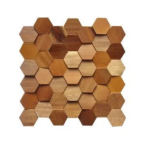 Деревянные 3D планки для оформления стен деревянные панели декоративный Декор интерьера деревянная стена внутренняя обшивка панелями мозаичная плитка