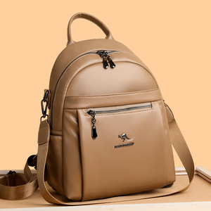 Bolso de Mano de Cuero PU de Alta Calidad 2026, Varios Métodos de Transporte, Bolsos de Hombro para Mujer, Venta al Por Mayor de Fábrica, Mochila - Product Image 3