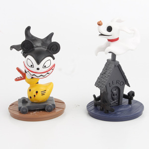 Ensemble de figurines de la ville d'Halloween, 6 pièces, décoration d'Halloween, jouets modèles à collectionner - Product Image 4