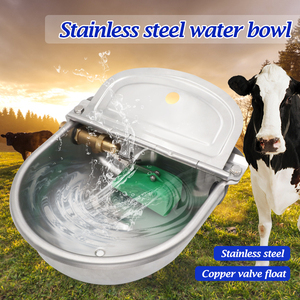 Thép không gỉ bò uống gia súc uống nước Bát ngựa tự động máng nước van đồng gia súc uống bát - Product Image 3