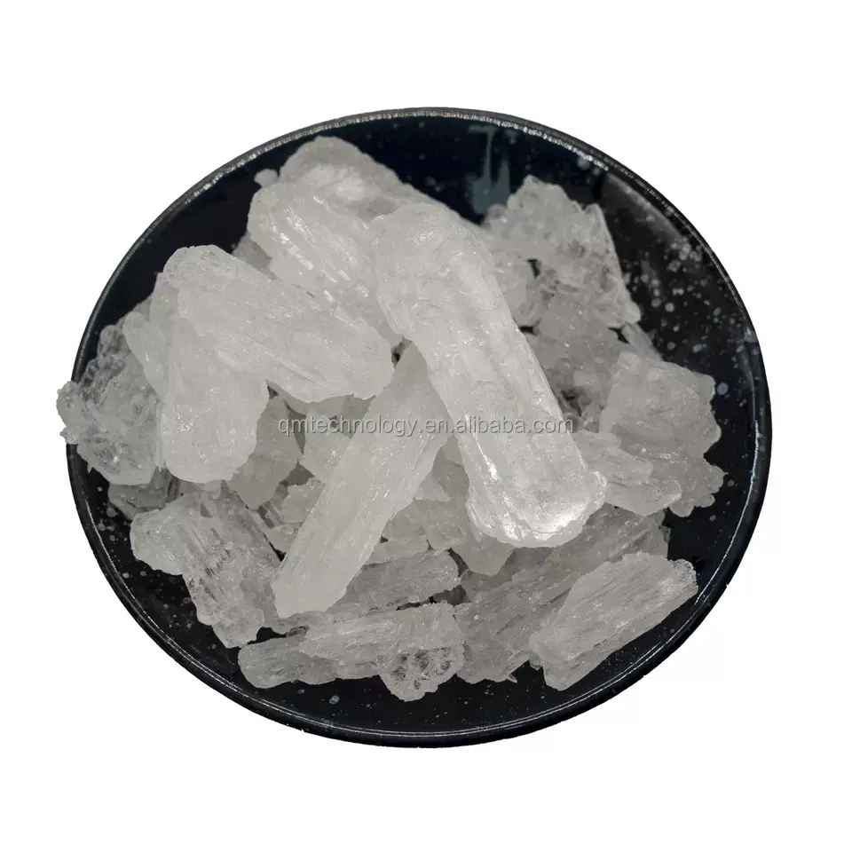 Yüksek saflık % mentol kristal. Stokta CAS 89-78-1