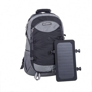Sac à dos intelligent étanche 57L avec chargeur USB et panneau solaire 6.5W, élégant et doté d'une fermeture éclair, vente en gros, certifié BSCI - Product Image 4