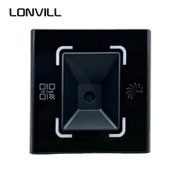 Módulo Escáner de Códigos QR LONVILL de 46 cm/s, Ultra Bajo Consumo (58 mA en Modo de Espera), Amplio Campo de Visión, para Control de Acceso