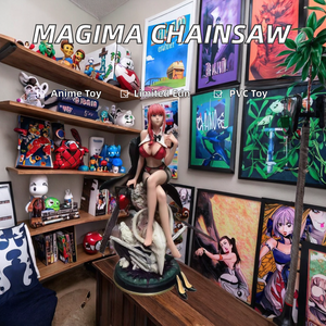Figura Coleccionable de PVC de la Serie de <span class=keywords><strong>Anime</strong></span> Magima Chainsaw Demon, Edición Limitada, Embalaje Original, Popular, en Postura Sentada, Estilo Dibujos Animados - Product Image 2