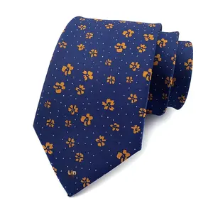 2025 Новые жаккардовые галстуки из полиэстера с узором пейсли для мужчин, экологически чистые модные аксессуары для костюмов, продаваемые мощные Товары в наличии - Product Image 4